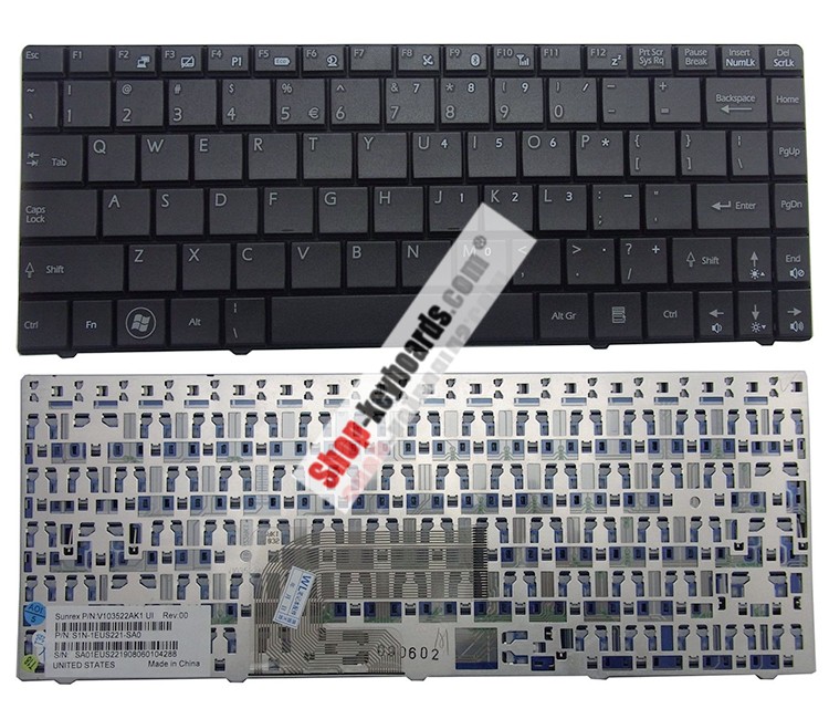 MSI U200 Keyboard replacement