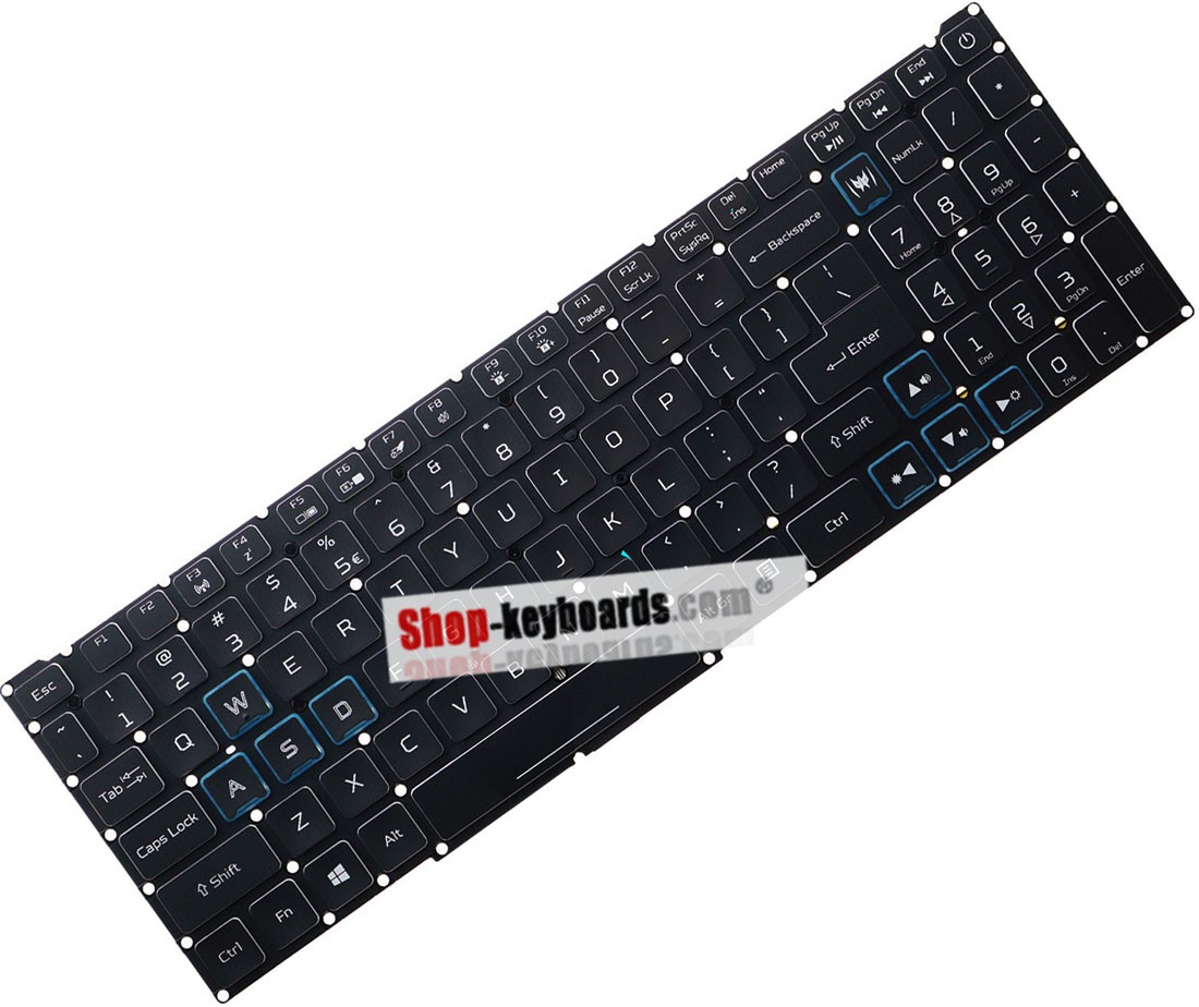 Acer PREDATOR HELIOS PH315-53-74PD  Keyboard replacement