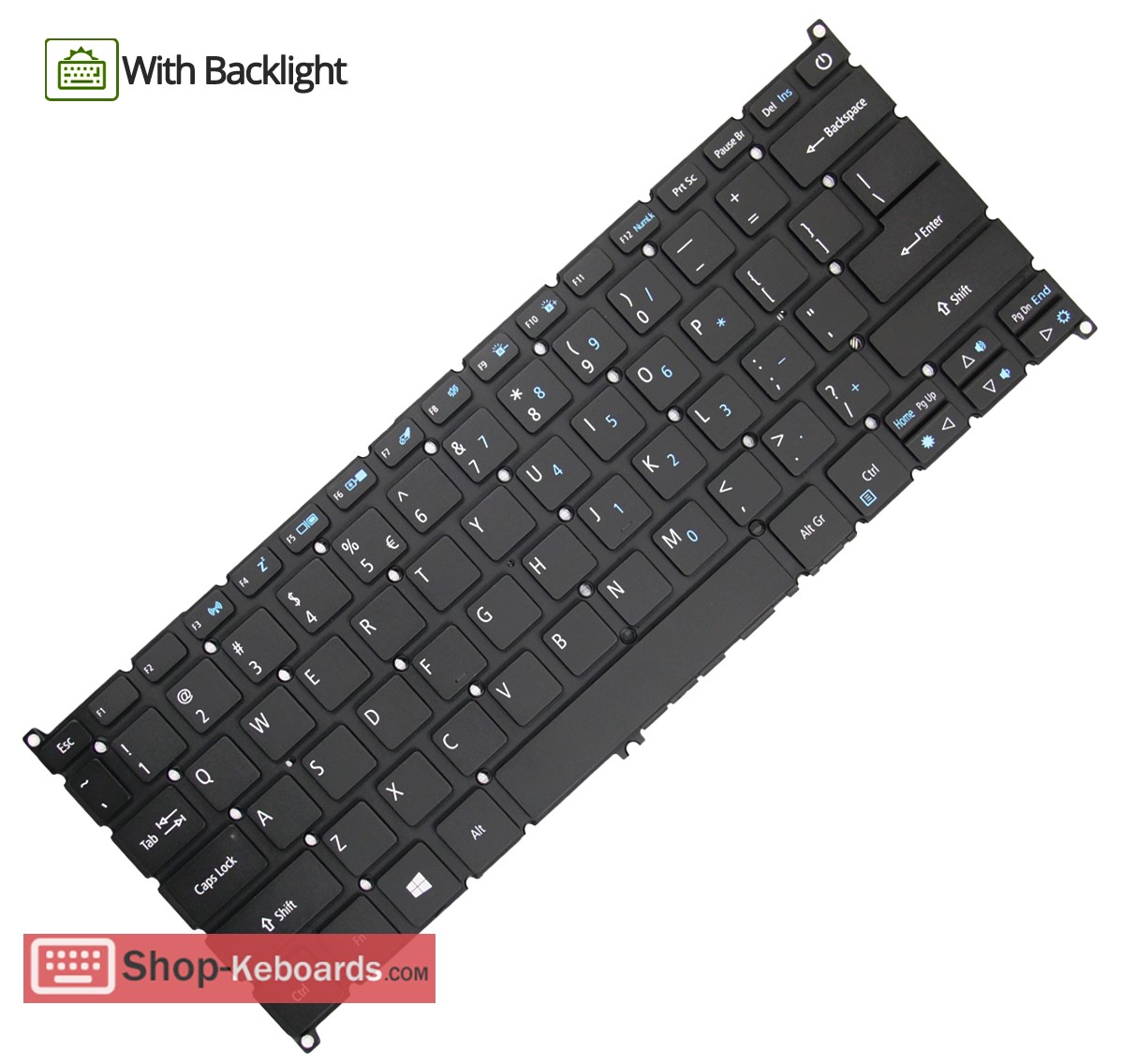 Acer PK131JL1A18  Keyboard replacement