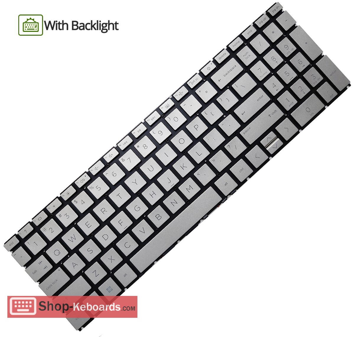 HP 9Z.NHXBQ.21N  Keyboard replacement