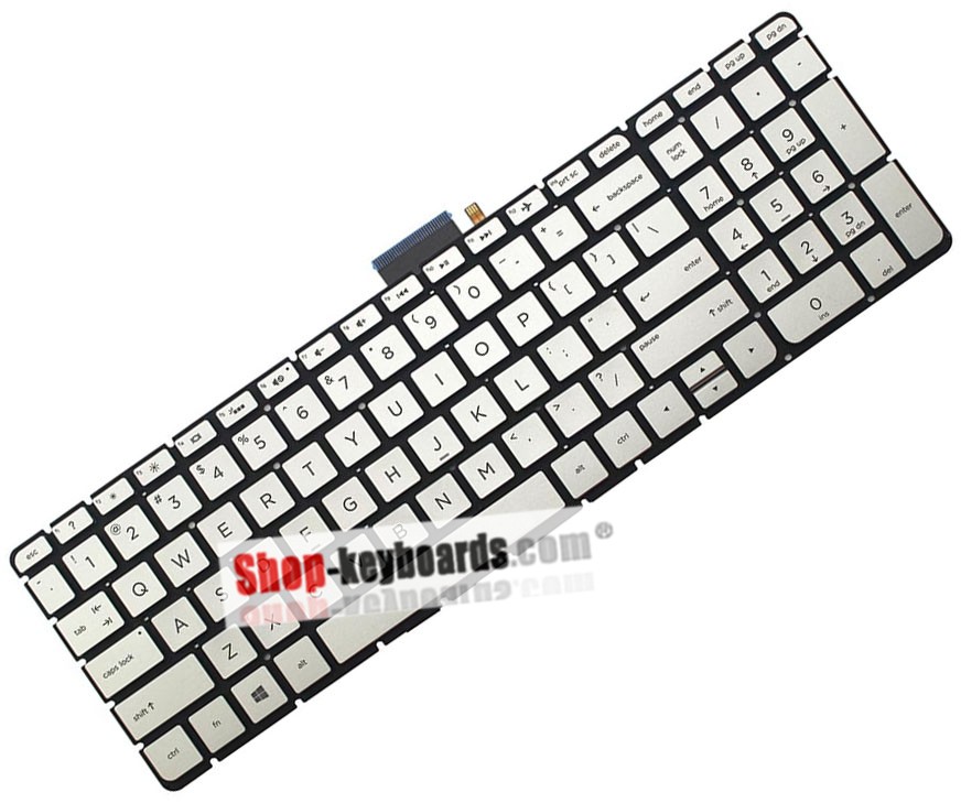 HP ENVY X360 15-W100 THROUGH 15-W199 Keyboard replacement