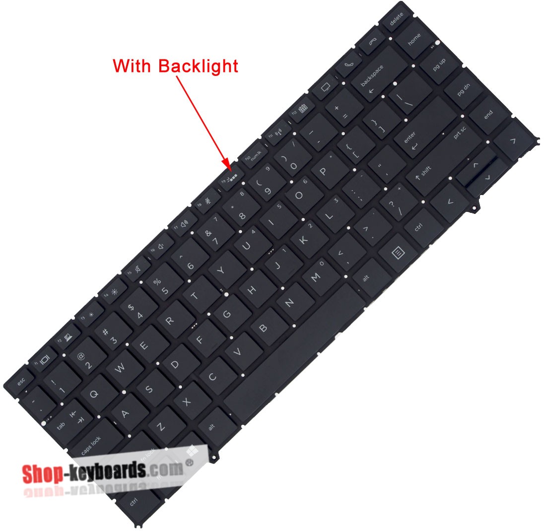HP L34213-BG1  Keyboard replacement