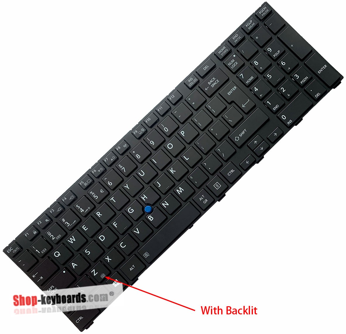 Toshiba TECRA W50-A-11D Keyboard replacement