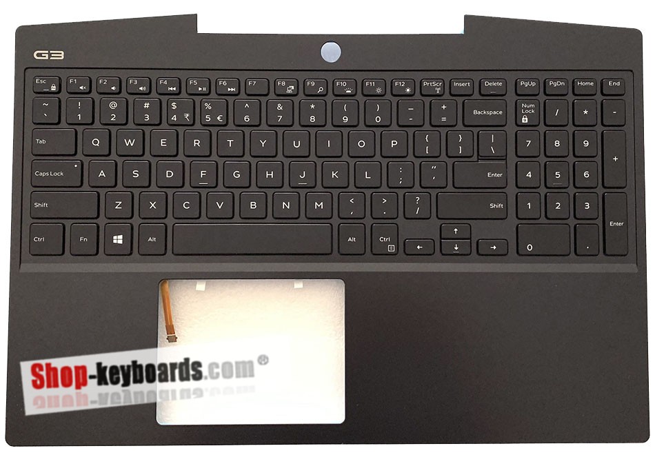 Dell P89F001 TOPCASE Keyboard replacement