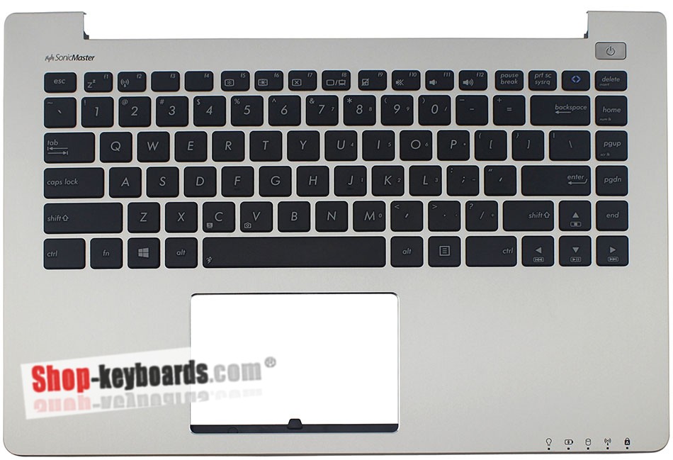 Asus MP-12F36F0-9202W Keyboard replacement