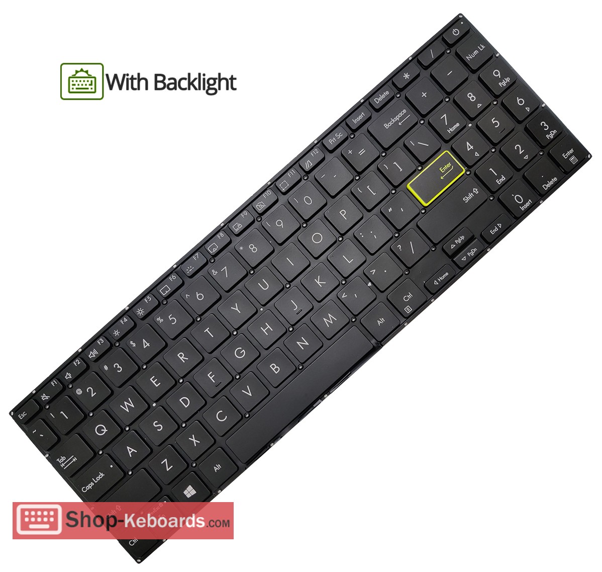Asus K513EA-BQ1796W  Keyboard replacement