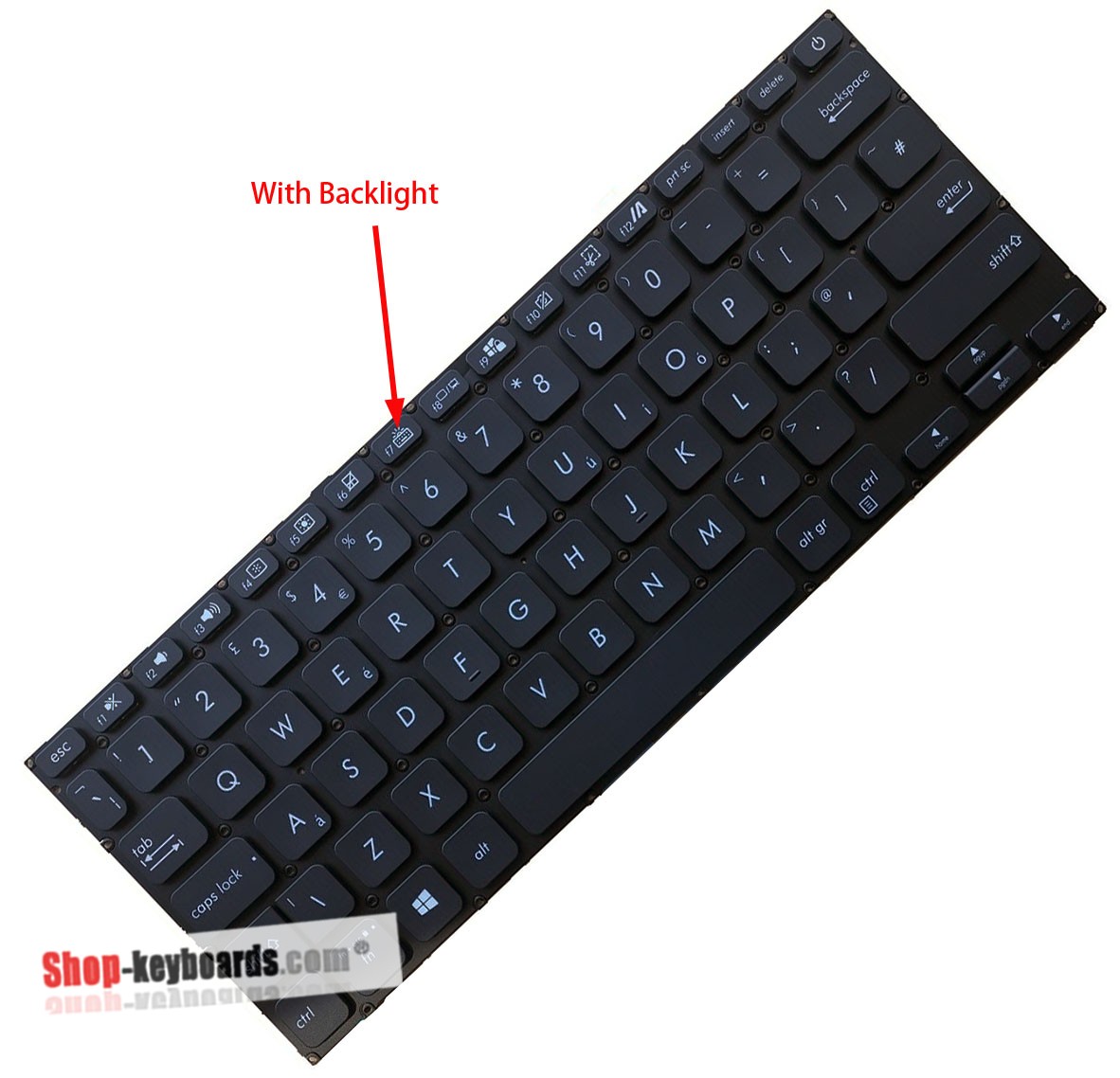Asus 0KNB0-2106UI00  Keyboard replacement