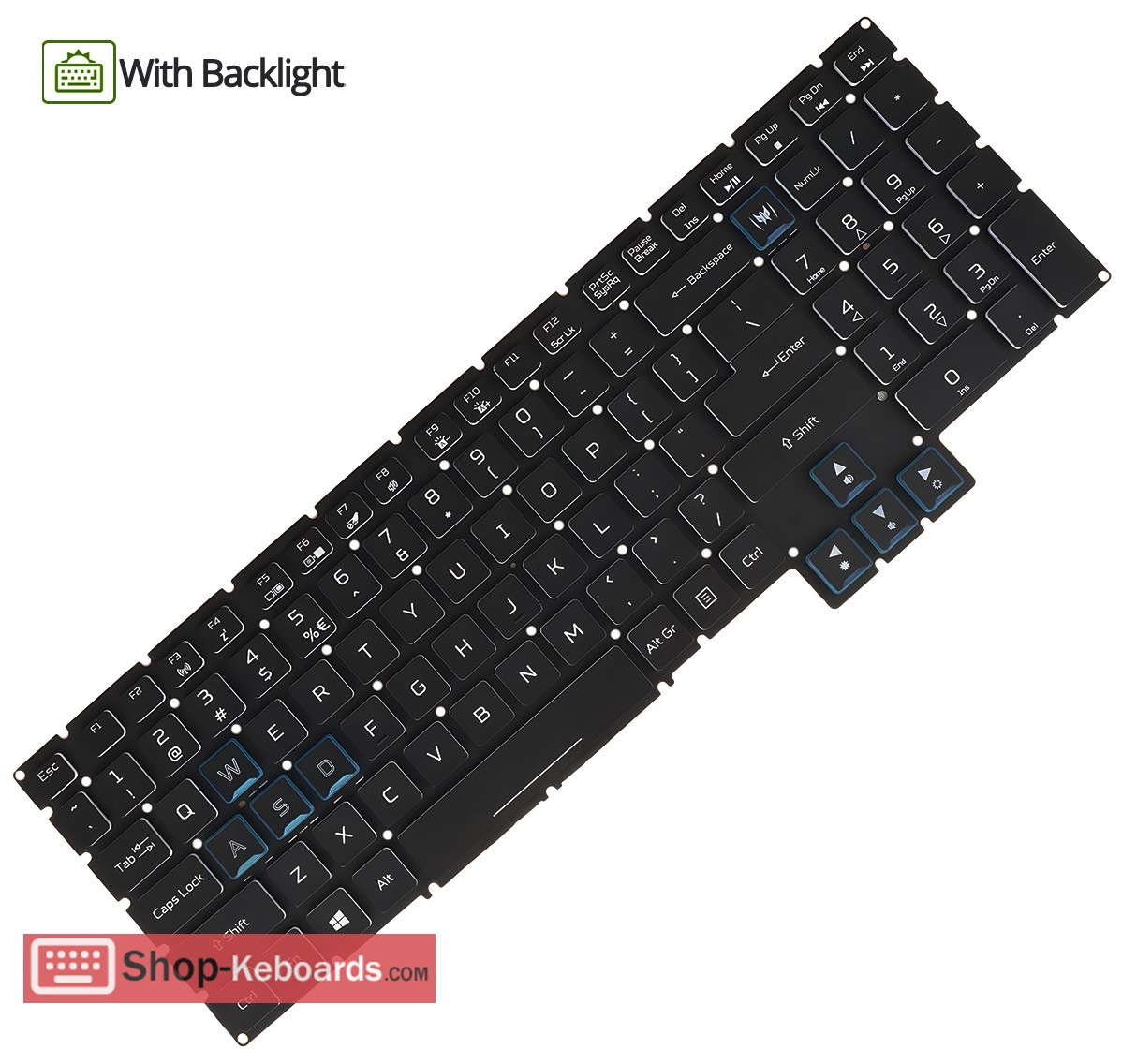 Acer PREDATOR PH517-52-78A9  Keyboard replacement