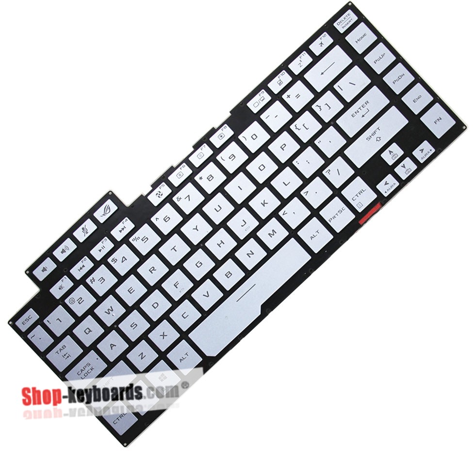 Asus 0KNR0-4619UI00  Keyboard replacement