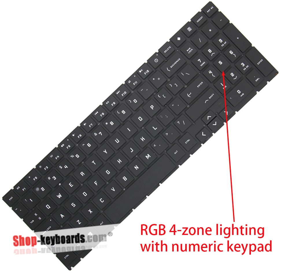 HP OMEN 15-EN1003SF  Keyboard replacement