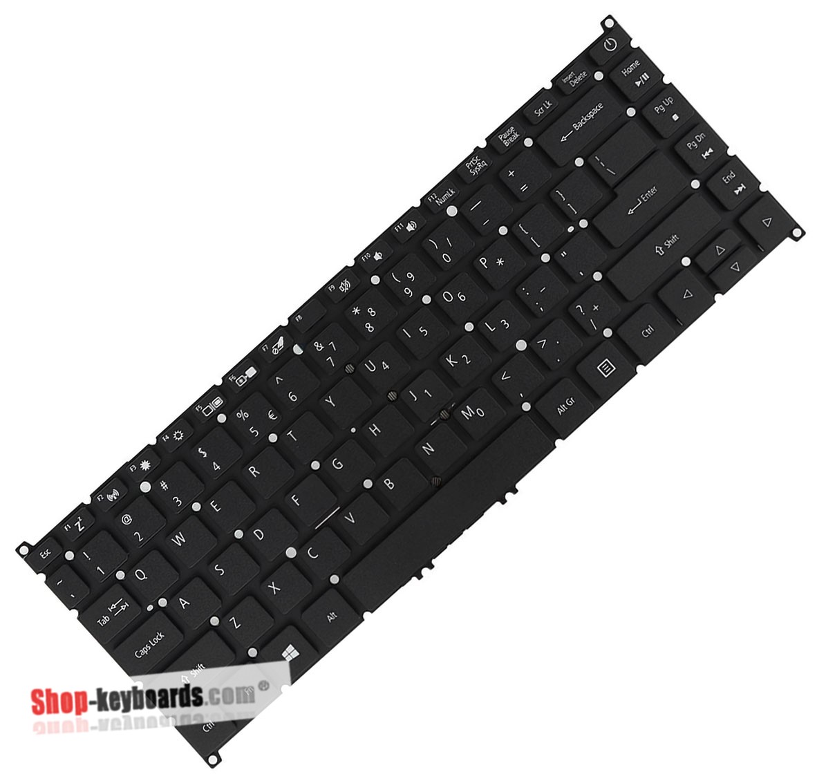 Acer AEZRTI00210 Keyboard replacement
