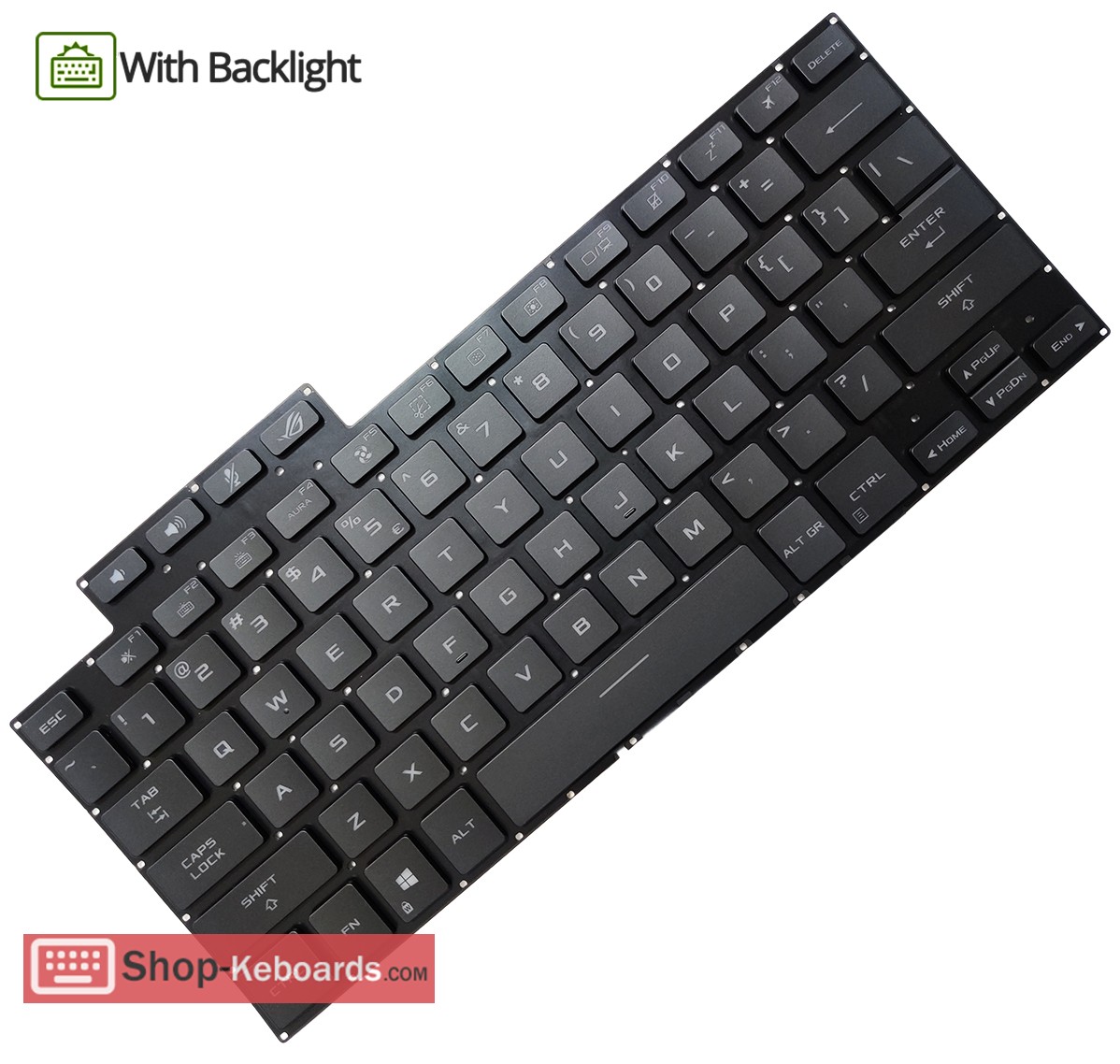 Asus ROG FLOW X13 GV301QH-K5100T Keyboard replacement