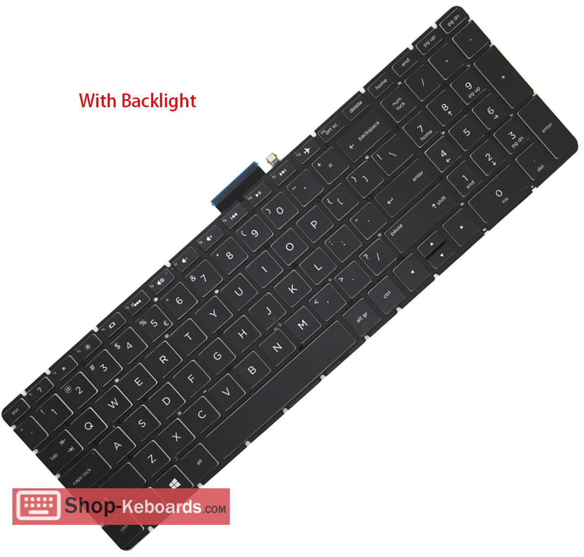 HP PAVILION POWER 15-CB025NM  Keyboard replacement