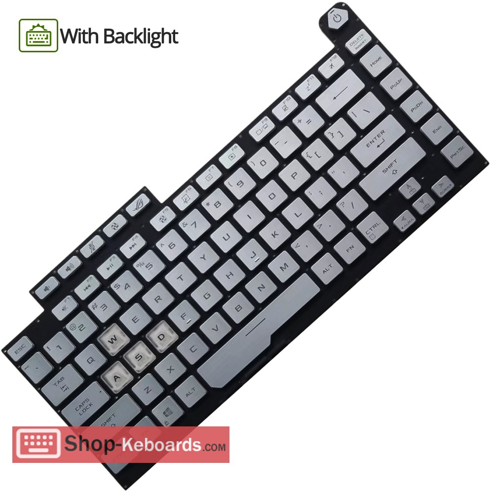 Asus 0KNR0-4613BE00  Keyboard replacement