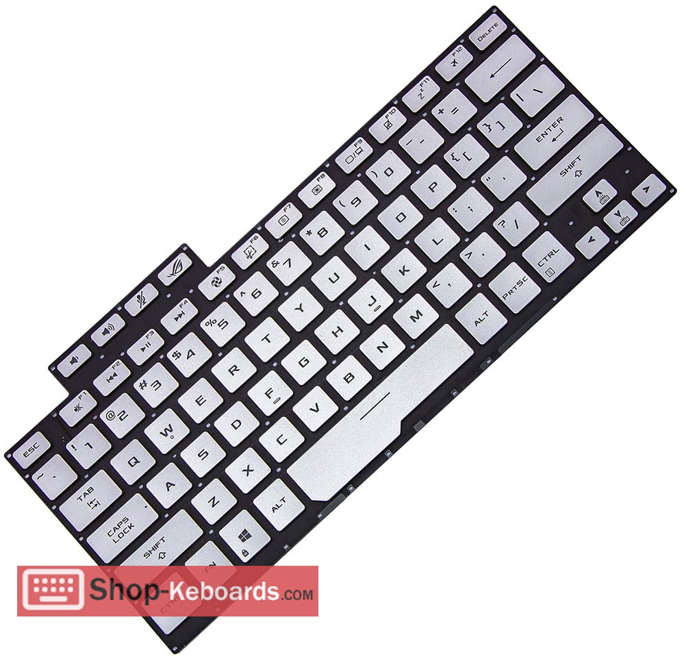 Asus ROG Zephyrus G14 GA401QM-HZ085T  Keyboard replacement