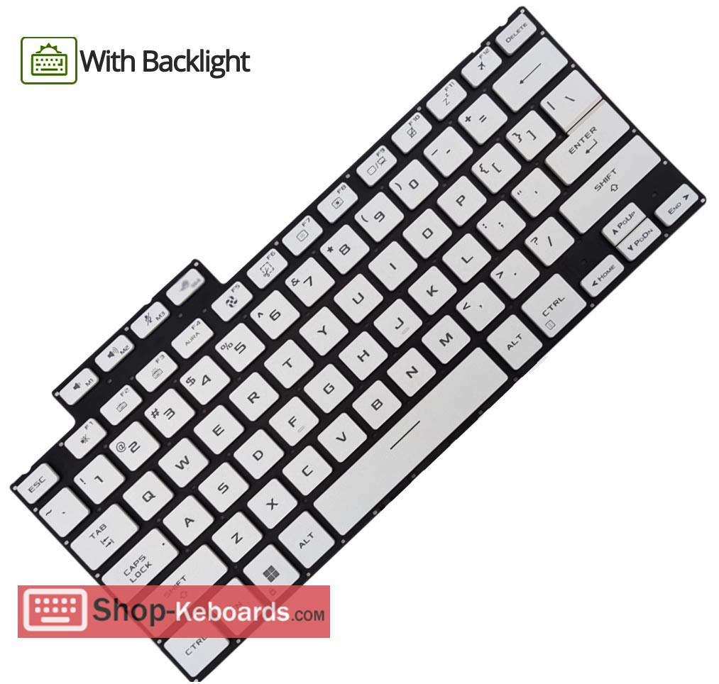 Asus 0KNR0-281FAR00  Keyboard replacement