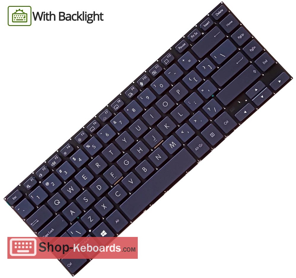 Asus 9Z.NGEBQ.10E  Keyboard replacement