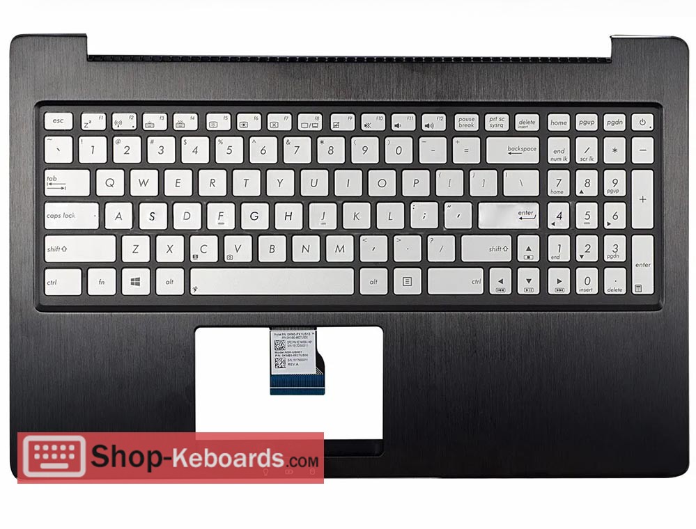 Asus 0KNB0-6627GE00 Keyboard replacement