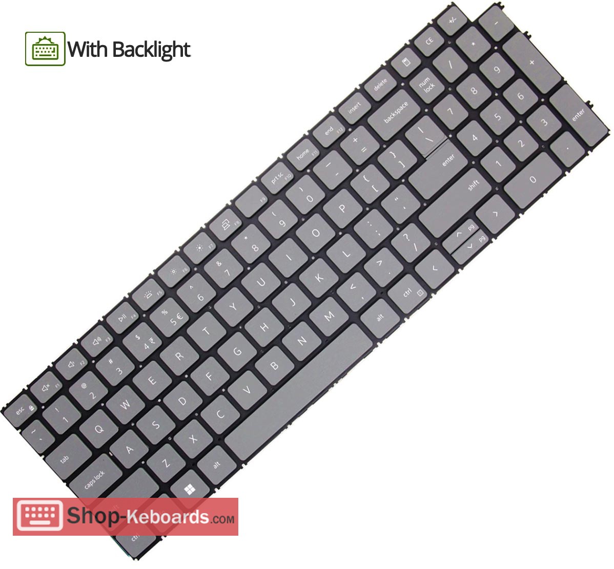 Dell P112F005 Keyboard replacement