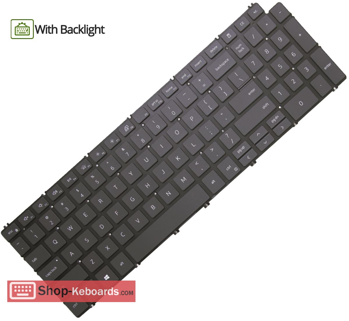Dell P105F004 Keyboard replacement