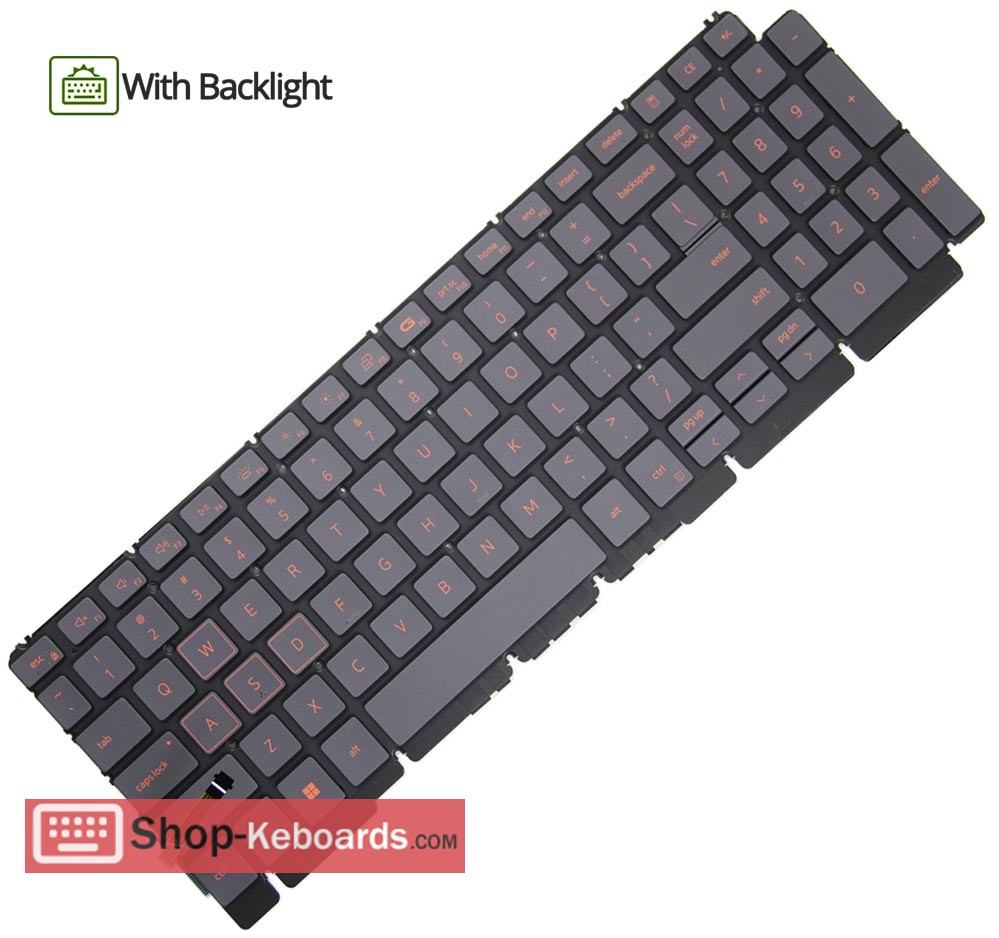 Dell P106F001 Keyboard replacement