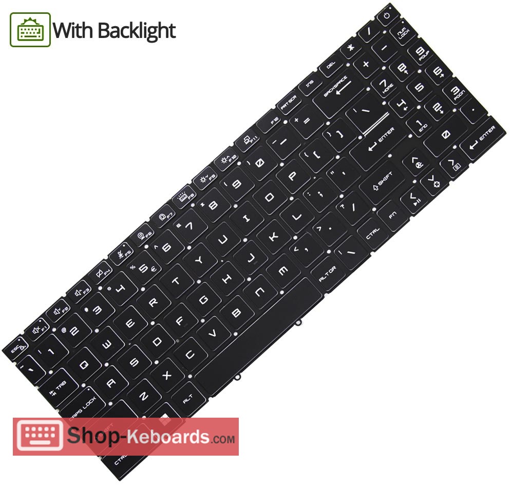 MSI CROSSHAIR 17 A11UCK Keyboard replacement