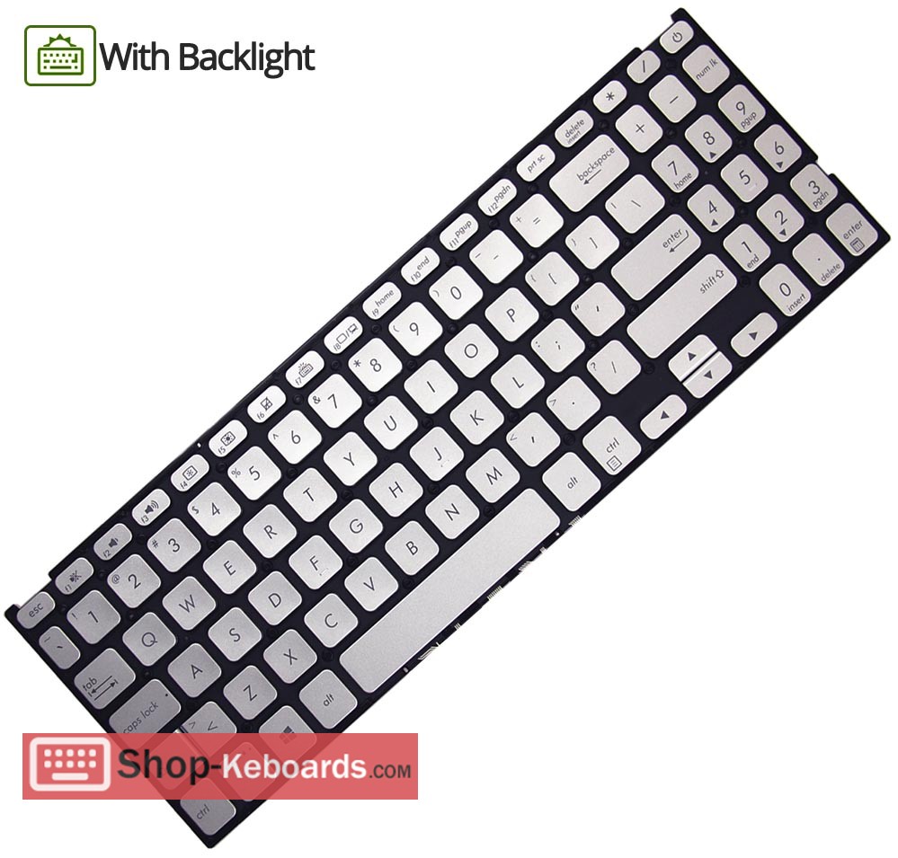 Asus R564DA-EJ960T  Keyboard replacement