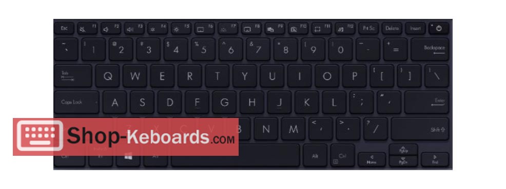 Asus ExpertBook B9 B9450FA Keyboard replacement