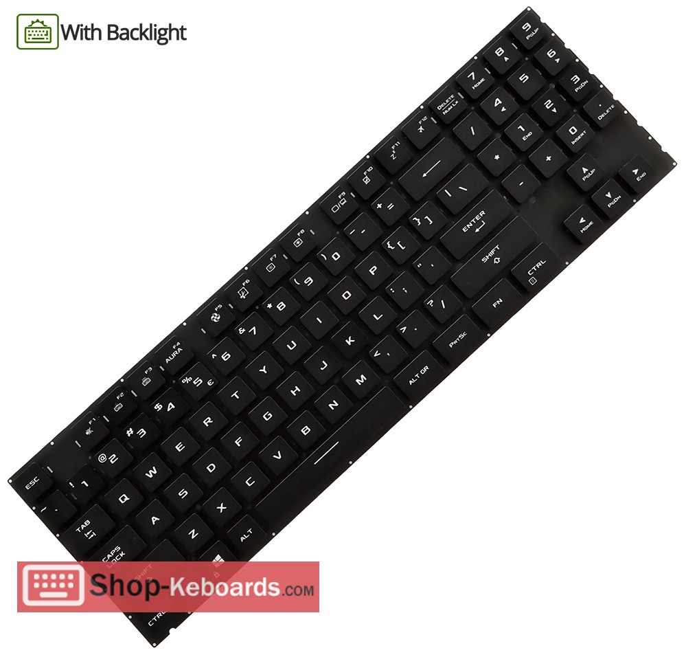 Asus G733QR-K4069T  Keyboard replacement