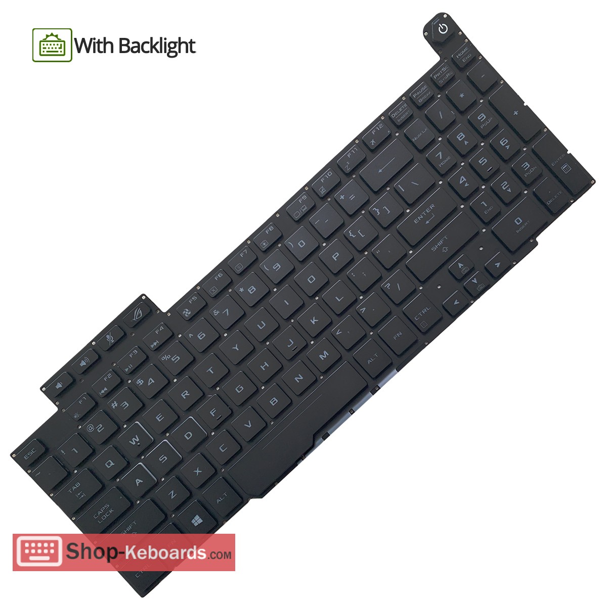 Asus 0KNR0-6612AR00  Keyboard replacement