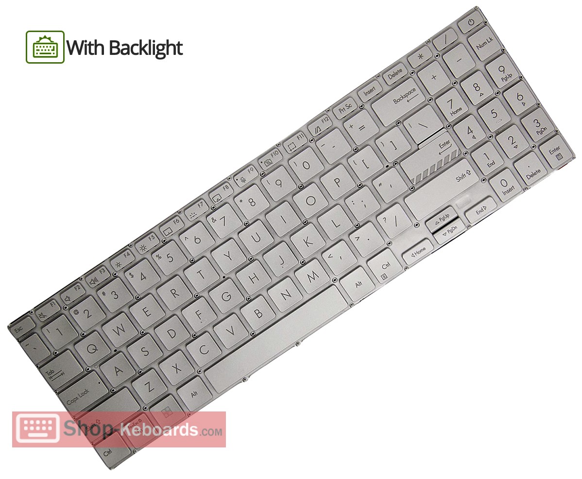 Asus S1502ZA Keyboard replacement