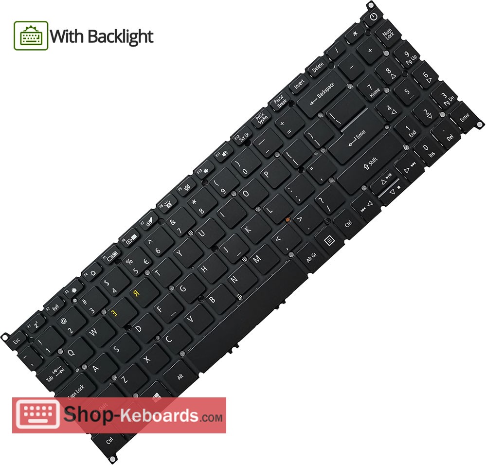 Acer ASPIRE VERO AV15-51-518U  Keyboard replacement