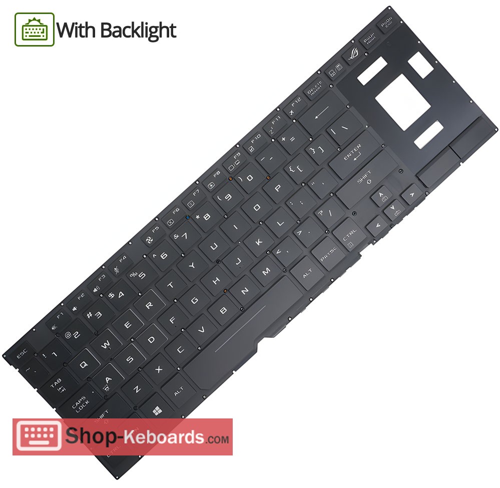Asus ROG GX501GI-EI035T  Keyboard replacement