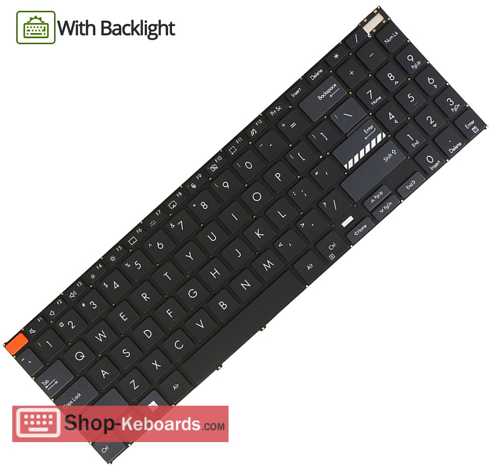 Asus M6501RM-93210B0W  Keyboard replacement