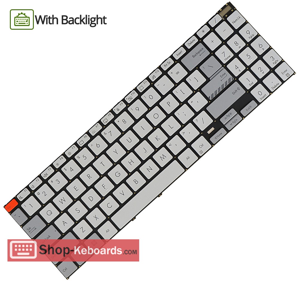 Asus k6501zm-ma165-MA165  Keyboard replacement