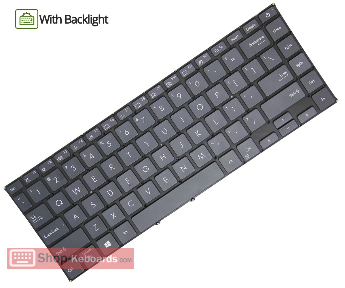 Asus 0KNB0-260QAR00  Keyboard replacement