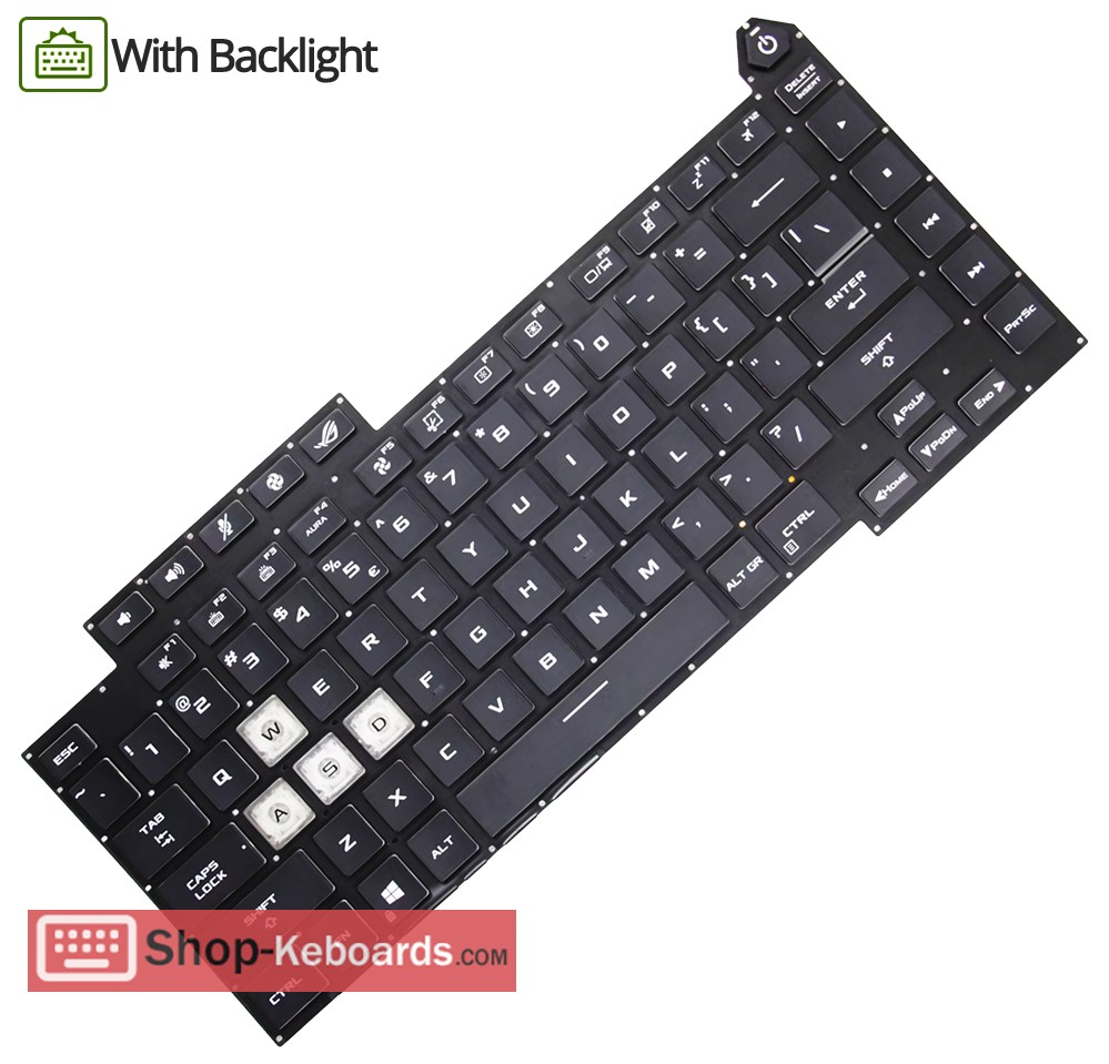 Asus 0KNR0-4812US00 Keyboard replacement