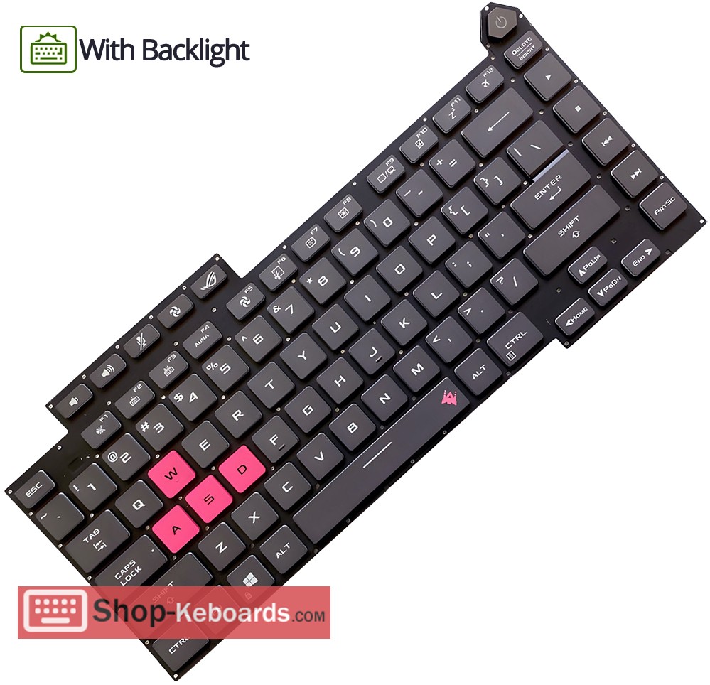 Asus GL543IM Keyboard replacement