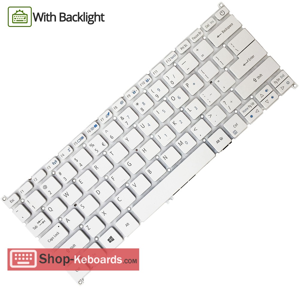 Acer SWIFT 3 swift-3-sf314-52-3555-3555  Keyboard replacement