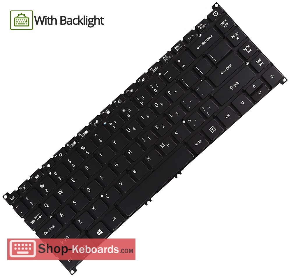 Acer ASPIRE A715-73G-78Y3  Keyboard replacement