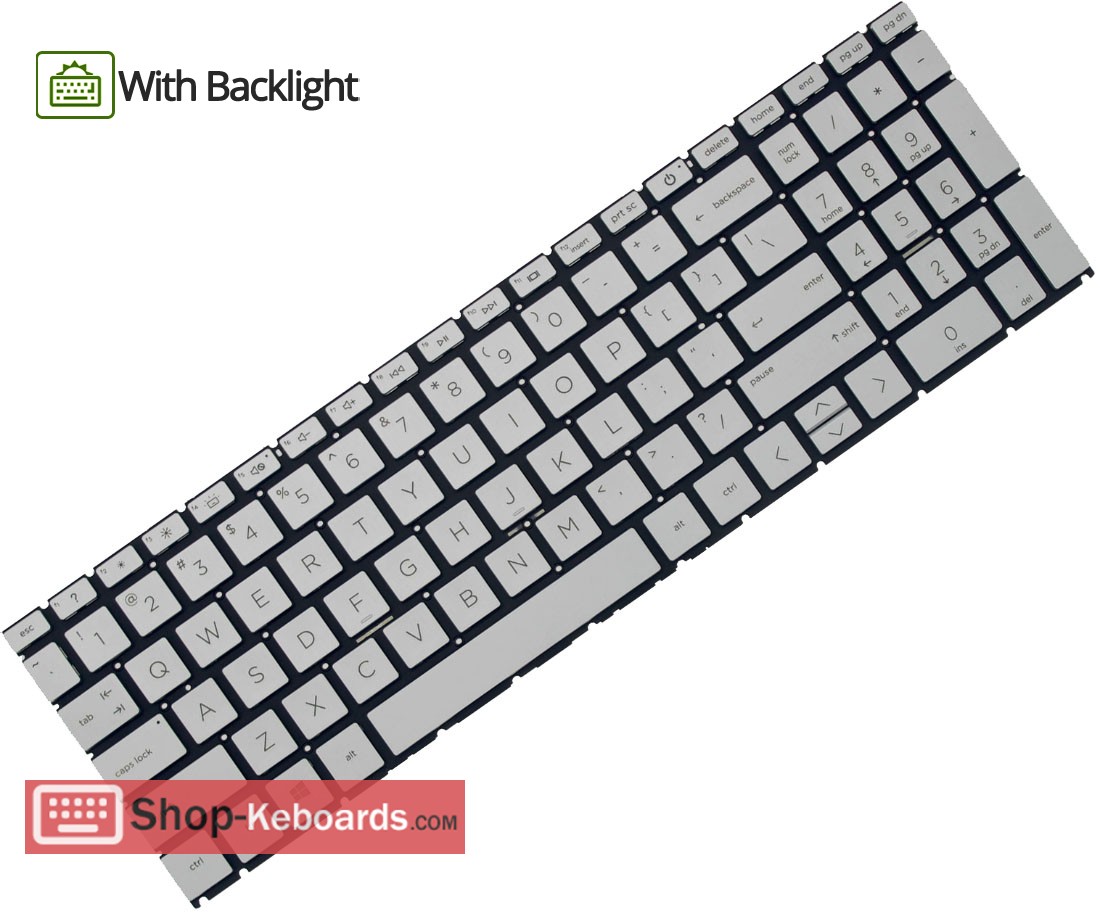 HP 9Z.NHXBQ.Q01 Keyboard replacement