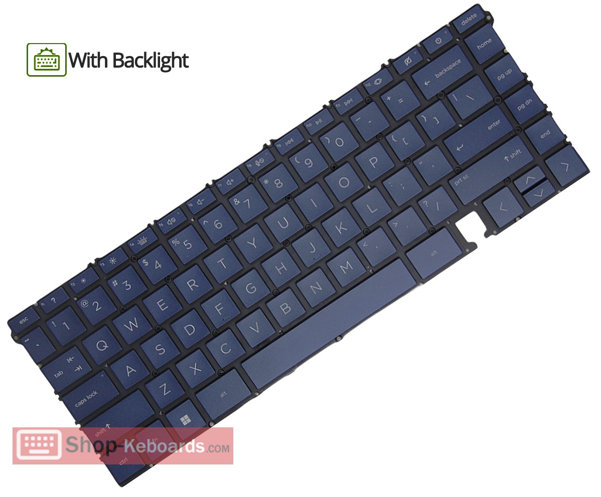 HP SPECTRE X360 16-F0005NL  Keyboard replacement
