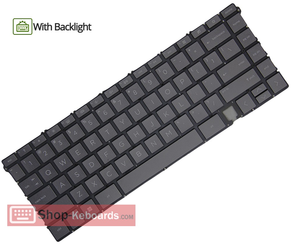 HP SPECTRE X360 16-F0061NF  Keyboard replacement