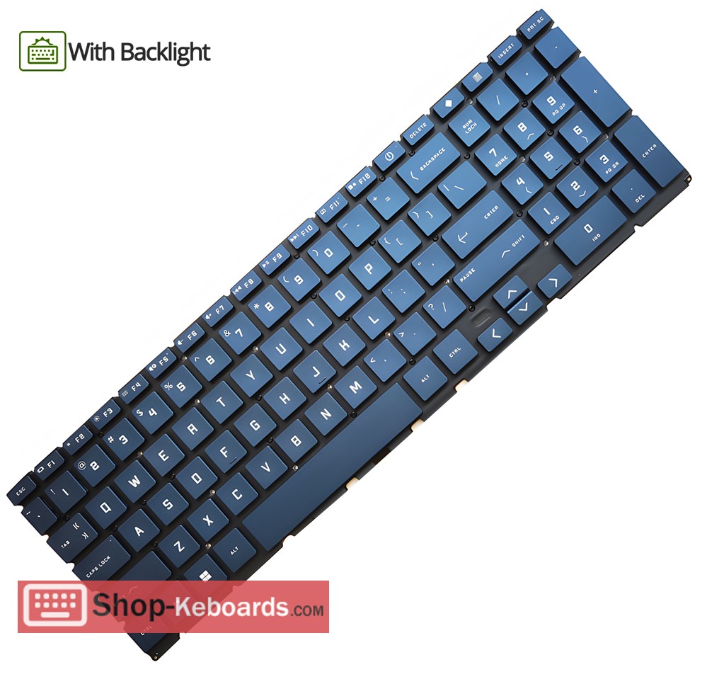 HP VICTUS 15-FA0153NG  Keyboard replacement