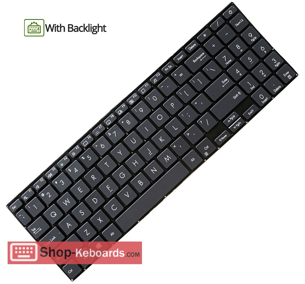 Asus 9Z.NHABQ.A1E Keyboard replacement