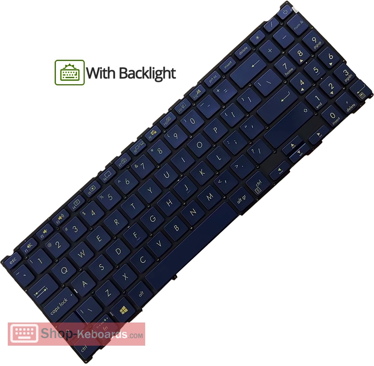 Asus 0KNB0-563QWB00  Keyboard replacement