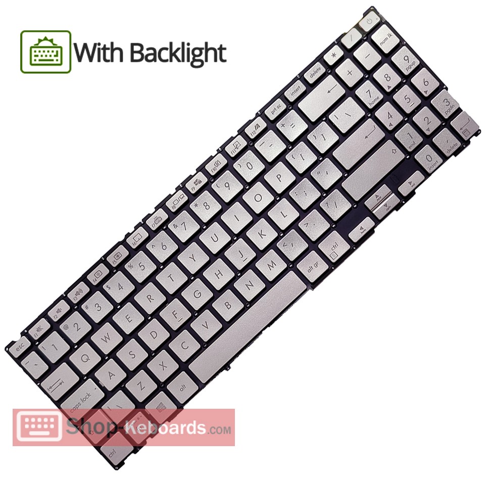 Asus 0KNB0-563QJP00  Keyboard replacement
