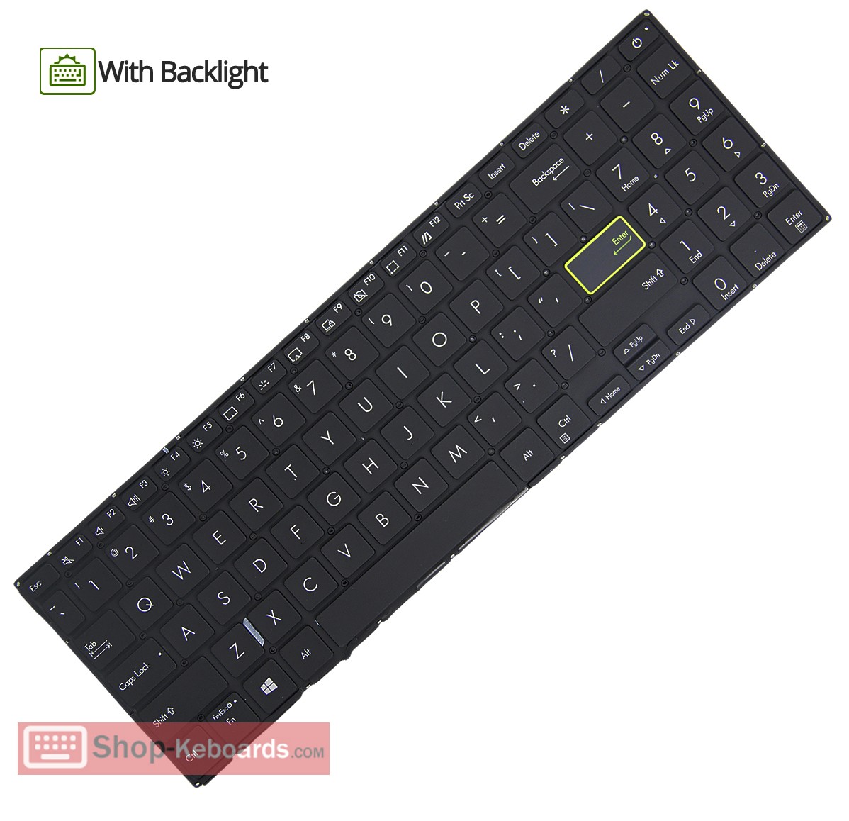 Asus 0KNB0-510EFR00  Keyboard replacement