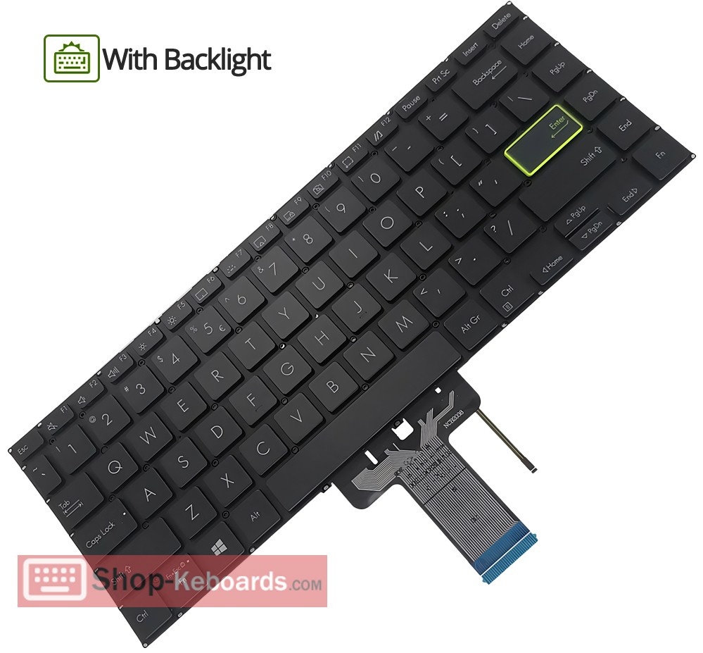 Asus 0KNB0-260NSP00  Keyboard replacement