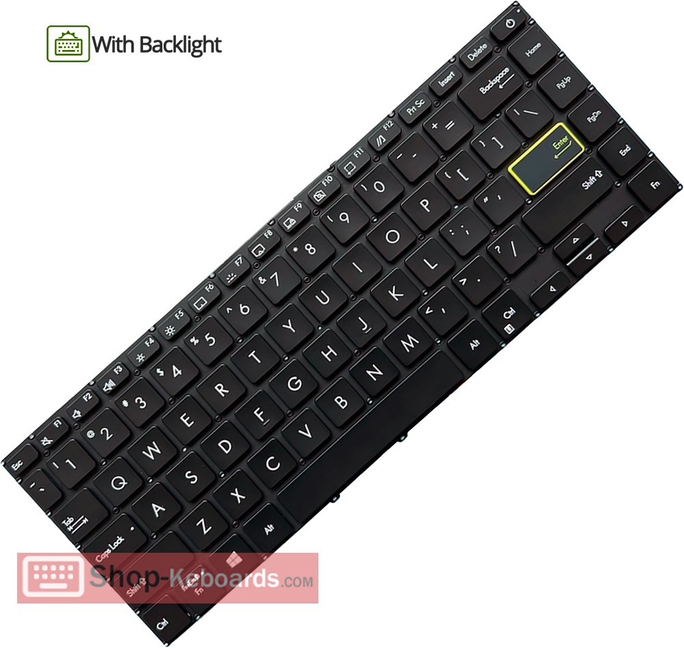 Asus 90NB0Q14-R32BE0  Keyboard replacement